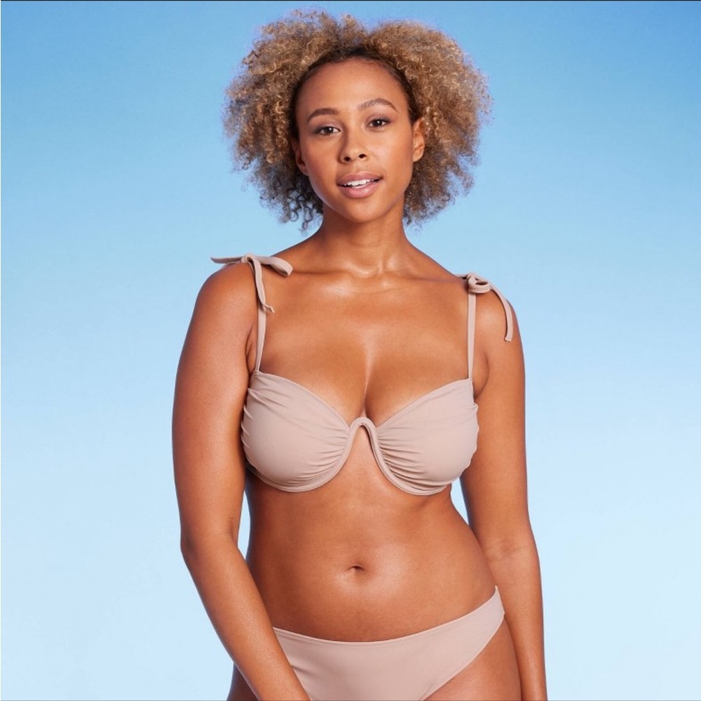 Light Brown Bikini Top - Shade & Shore - Picture 2 of 8